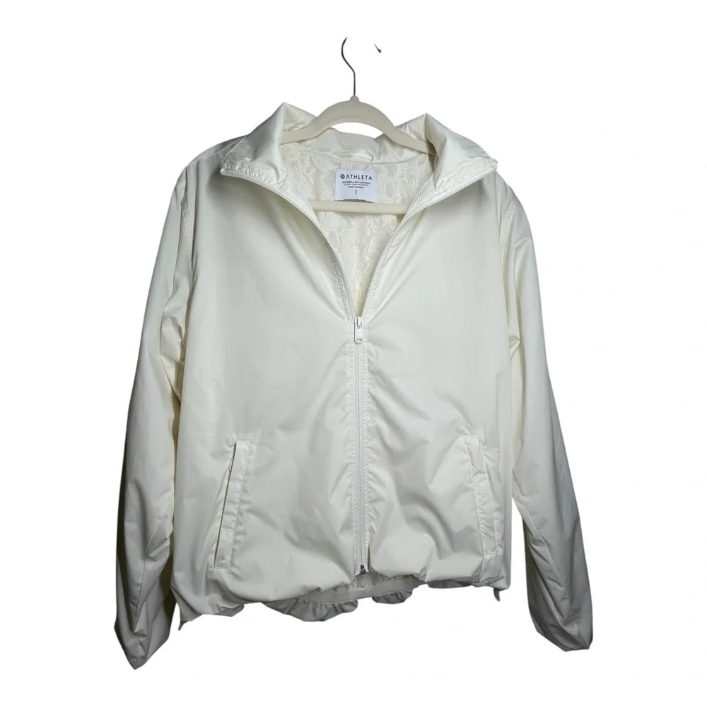 ATHLETA Sightseer Lace Jacket in Magnolia White Size S​​